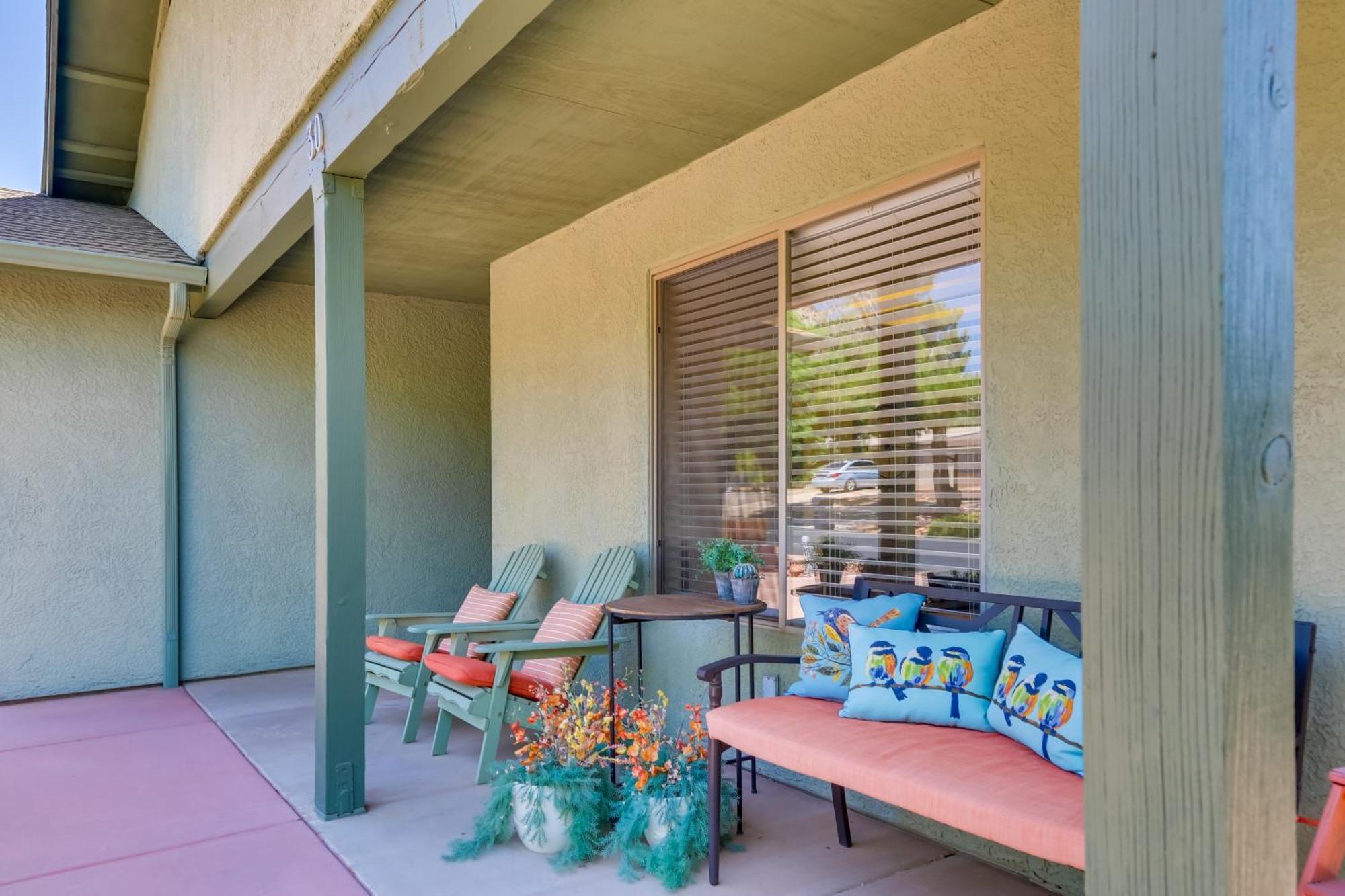 Red Rock Retreat With Patio 3 Mi To Downtown Sedona Villa Exterior photo